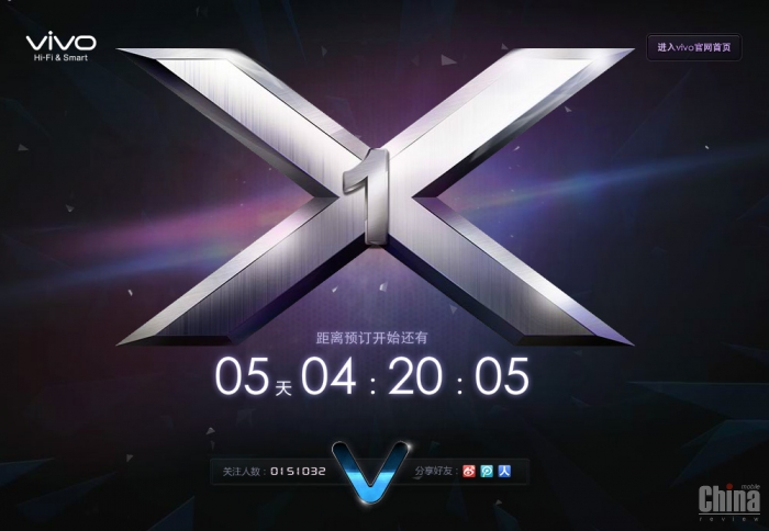 BBK Vivo X1 выйдет 20 ноября (видео)