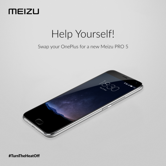 Тролль-акция: обменяй свой OnePlus 2 на Meizu PRO 5