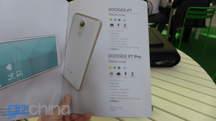 5,7-дюймовый Doogee F7 Pro на Helio X20 доступен для предзаказа