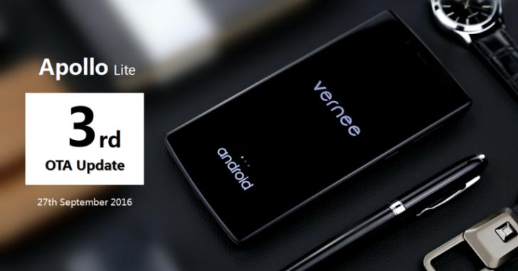 Новое OTA для Vernee Apollo Lite, зимой будет Android 7.0