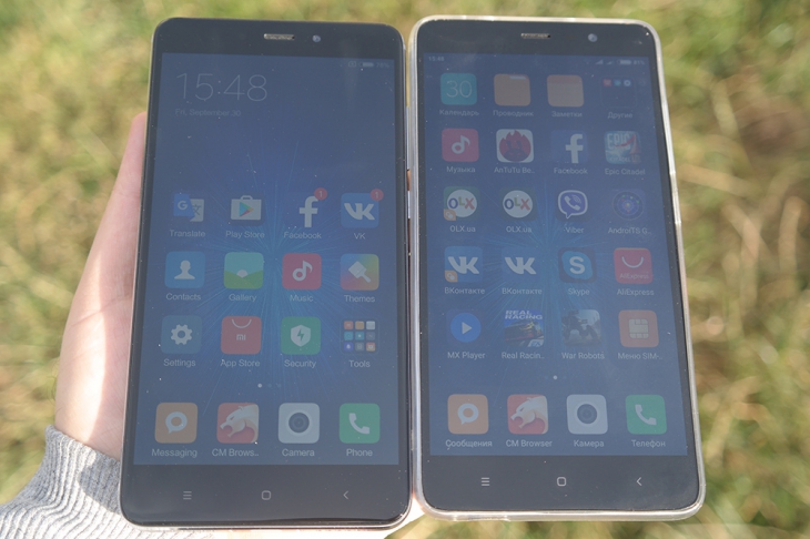Xiaomi Redmi Note 4 vs Redmi Note 3 Pro