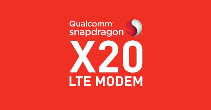Технологии: LTE-модем Snapdragon X20 LTE со скоростью передачи до 1,2 Гбит/с