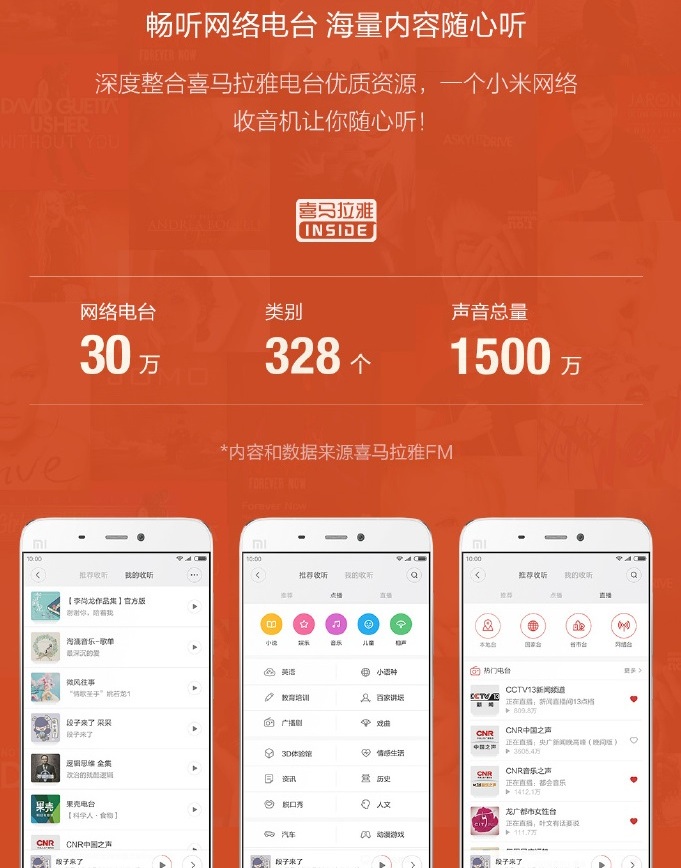    Xiaomi Mi Internet Radio Enhanced Version