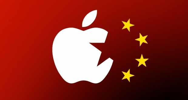 Продажи Apple в Китае падают