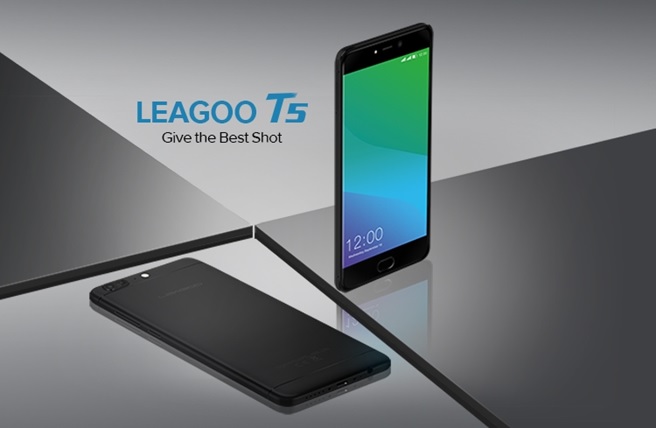 Leagoo предлагает купон на $50 для покупки смартфона T5 с двойной камерой