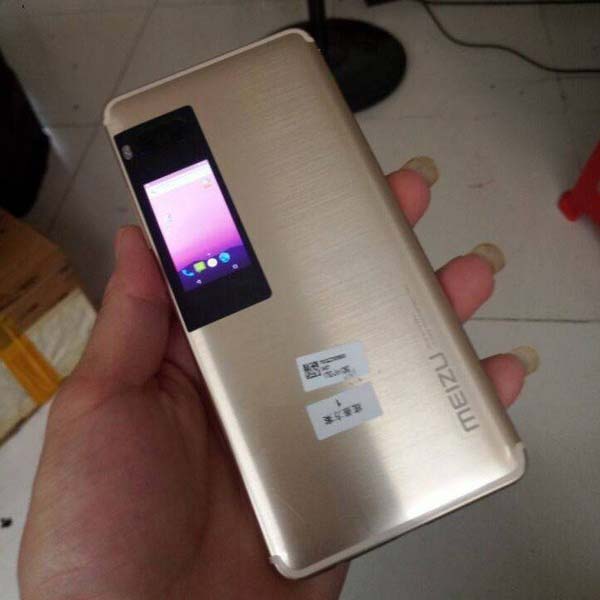 Дополнительный экран у смартфона Meizu Pro 7 будет цветным