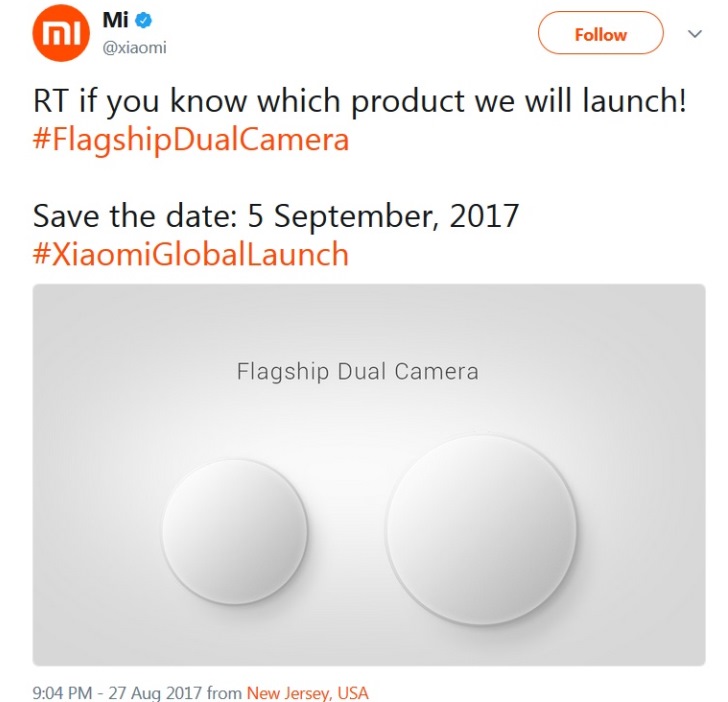Xiaomi через неделю представит флагман с двойной камерой