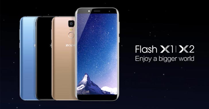 Zopo представила смартфоны Flash X1 и Flash X2