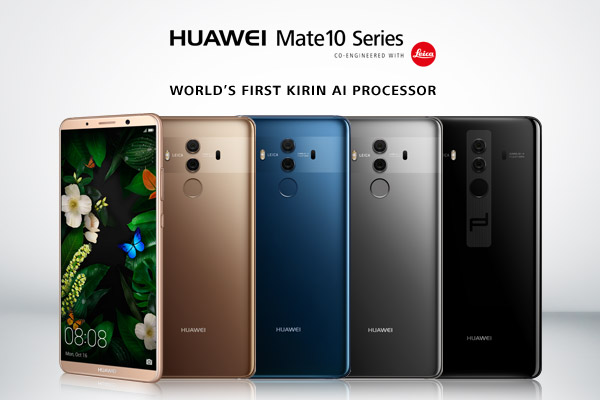 Флагманские Huawei Mate 10 и Mate 10 Pro официально представлены