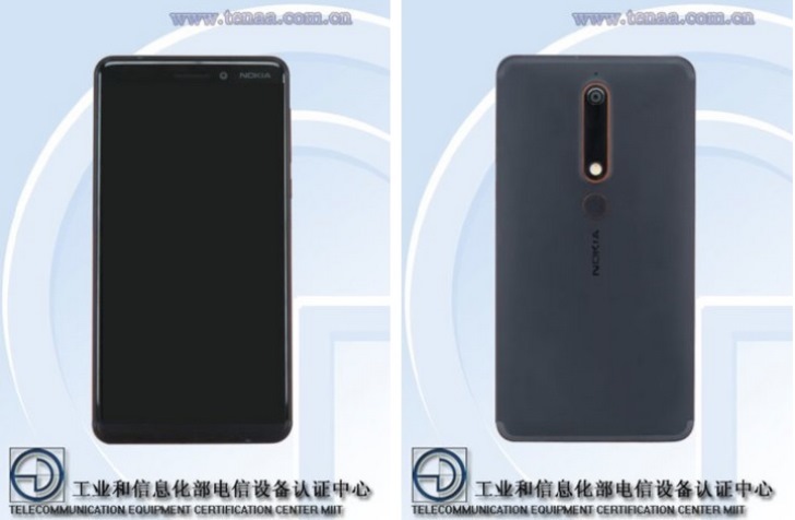 В TENAA замечен Nokia 6 (2018)