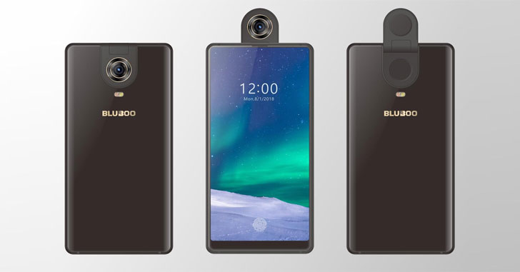 Bluboo S2 получит безрамочный дизайн и откидную камеру