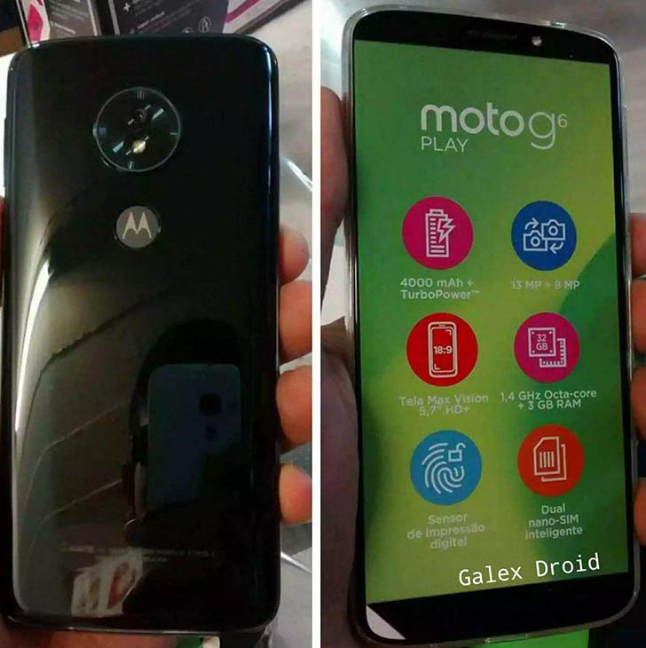 Смартфон Moto G6 Play не получит двойную тыльную камеру