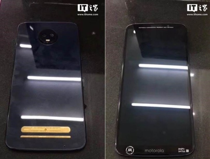 Смартфон Moto Z3 Play показали на реальных фотографиях