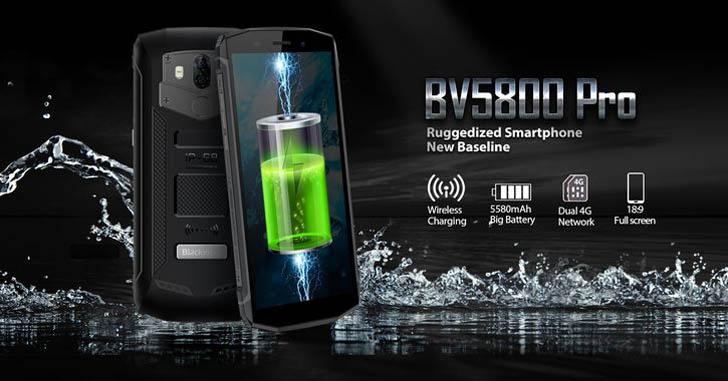 Состоялся анонс защищенного смартфона Blackview BV5800 Pro