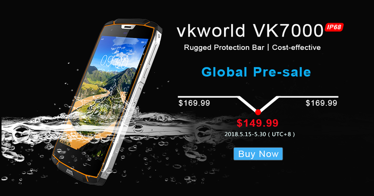 Начался предзаказ защищенного смартфона Vkworld VK7000