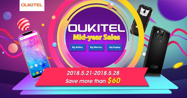 На Banggood продолжается распродажа смартфонов Oukitel