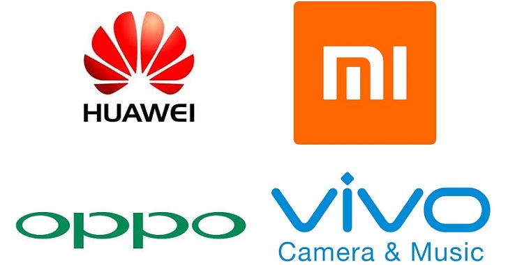 Huawei, Vivo, Oppo и Xiaomi продали 80% смартфонов в Китае