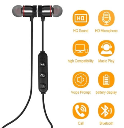 Наушники Wireless BT 4.1 Outdoor Sport In-ear Earphone всего за €3,07!