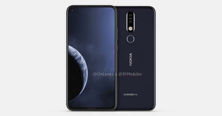 Смартфон Nokia с "дырявым" дисплеем на фото и видео