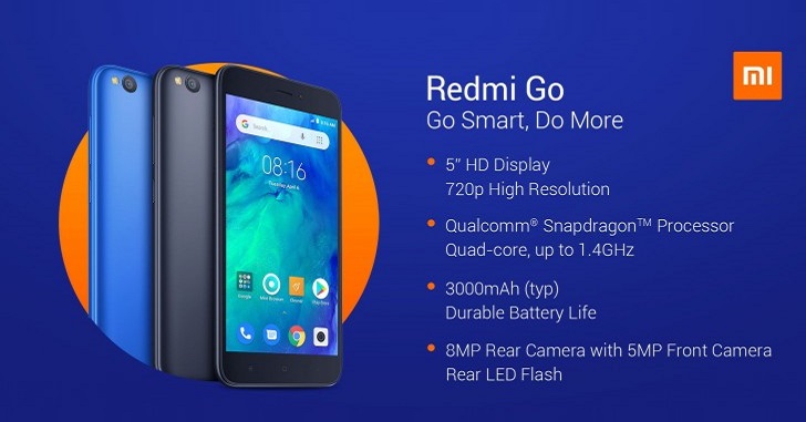 Бюджетный смартфон Xiaomi Redmi Go представлен официально