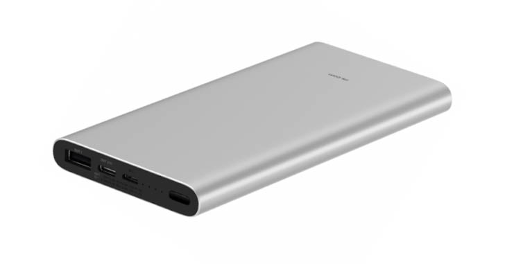 Xiaomi представила внешний аккумулятор с USB Type-C