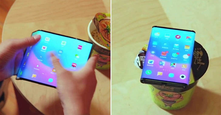 Складной смартфон Xiaomi показали на новом видео