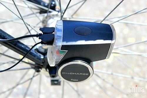 BikeCharge - зарядка смартфона от велосипеда (видео)