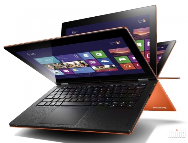 Lenovo представила два планшетобука серии IdeaPad Yoga на Windows 8