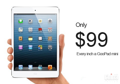 Goopad Mini - клон iPad Mini выйдет в следующем месяце по цене $ 99