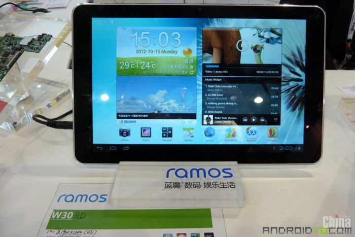 4-ядерный FullHD планшет Ramos W30HD выйдет уже в этом месяце