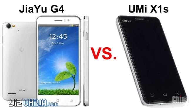 JiaYu G4 vs UMi X1s