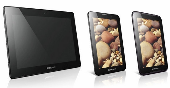Lenovo представила три бюджетных планшета Lenovo A1000, A3000 и S6000 (видео)