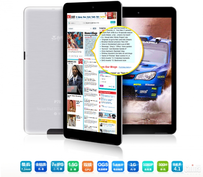 Teclast P78 - тонкий как iPad Mini. Фото-сравнение.