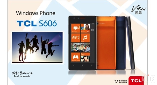 TCL S606 - бюджетный Windows Phone от TCL
