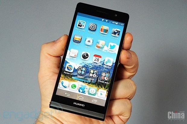 Представлен самый тонкий смартфон Huawei Ascend P6. Фото и видео