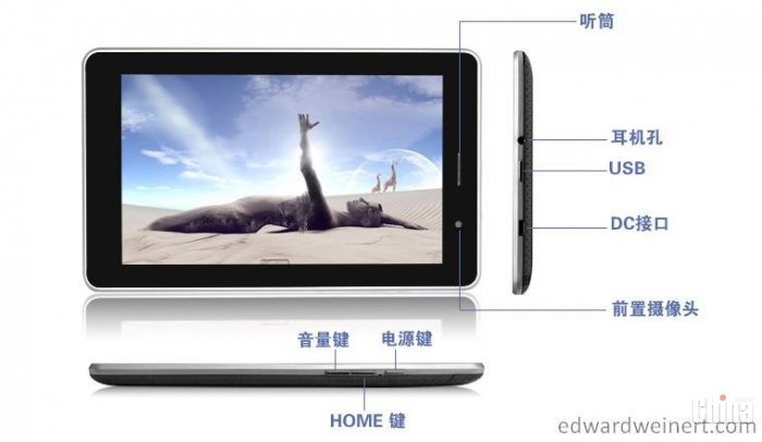 7-дюймовые планшеты Youzen T71 и T72 с поддержкой 3G и GPS
