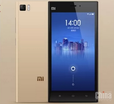 Xiaomi Mi3 и Mi2S выйдут в золотом цвете
