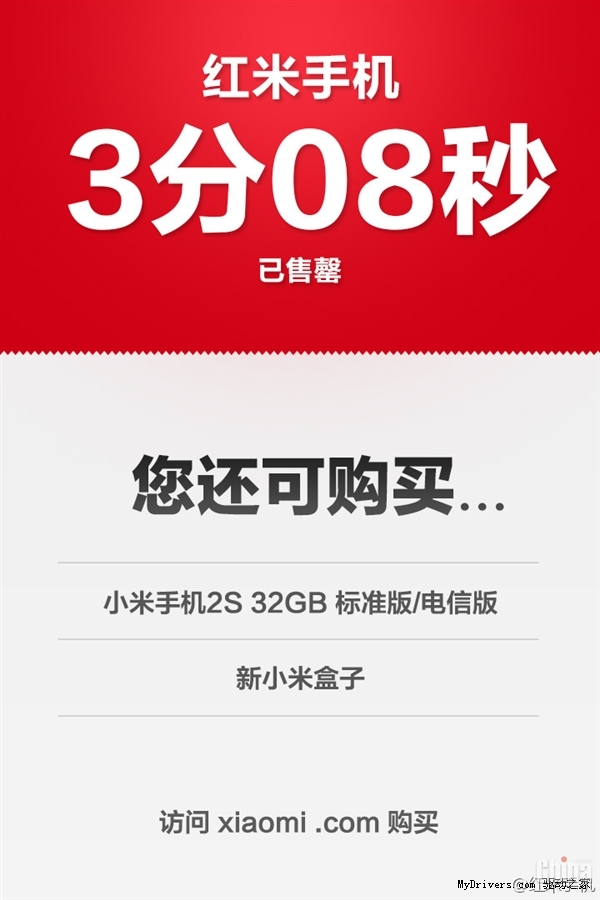100 000 Xiaomi Red Rice раскупили за три минуты