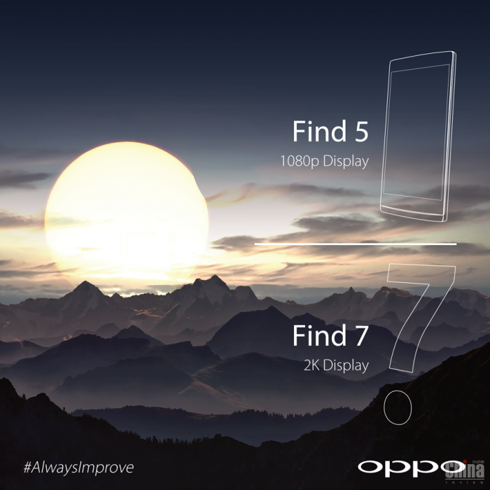 Новый тизер Oppo намекает на 2K дисплей Oppo Find 7