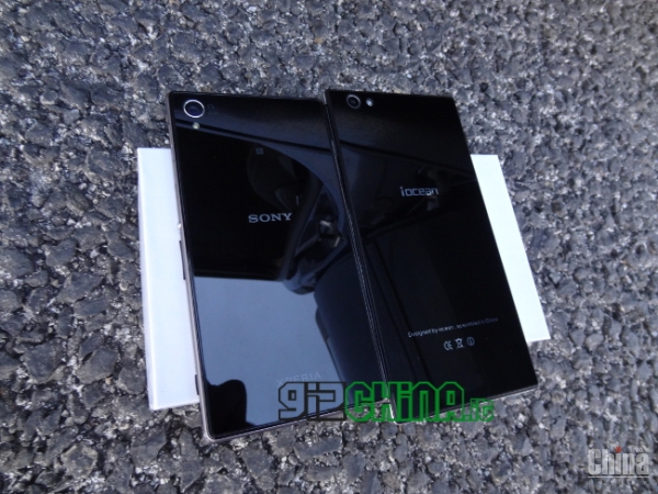 Фото сравнения iOcean X8 и Sony Xperia Z1
