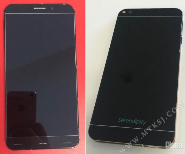 Черная версия безрамочного смартфона Serendipity S7