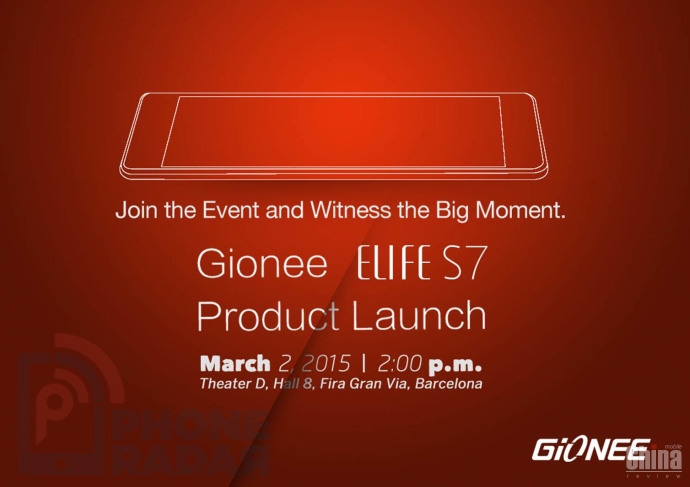 Шпионские фото нового самого тонкого смартфона Gionee Elife S7