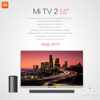 Фотообзор 55-дюймового телевизора Xiaomi Mi TV 2 55”