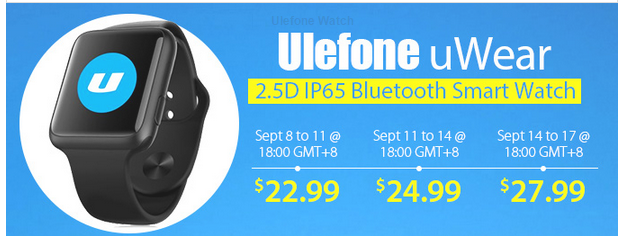 Умные часы Ulefone Uwear по максимально низкой цене $22.99