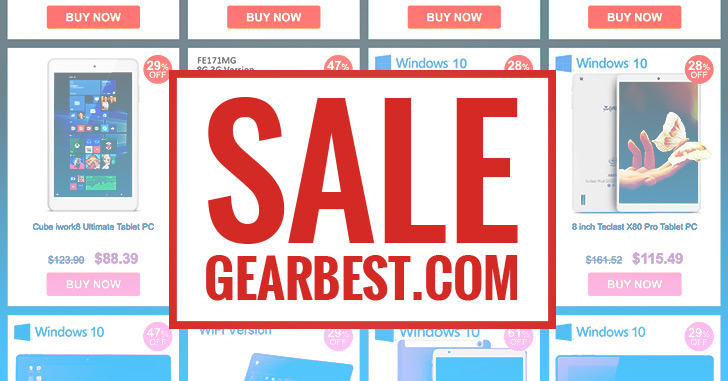 Распродажа 40 планшетников на Gearbest.com