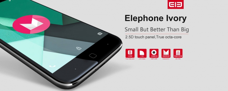 Объявлены характеристики многообещающего бюджетника Elephone Ivory
