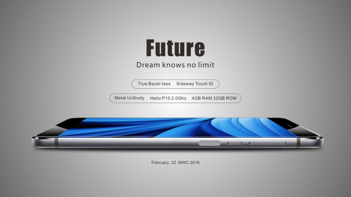Безрамочный Ulefone Future представят на MWC