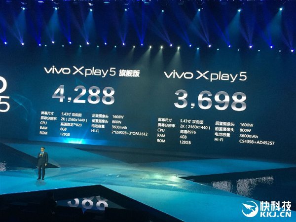 Представлен Vivo Xplay 5: Snapdragon 820 и 6 ГБ RAM