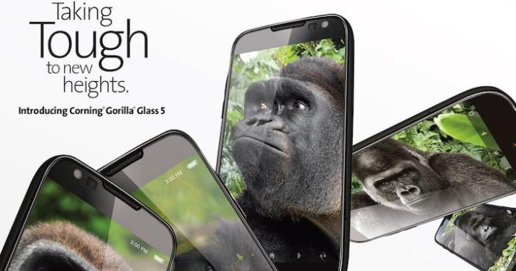 Gorilla Glass 5 еще лучше защитит экран от падений