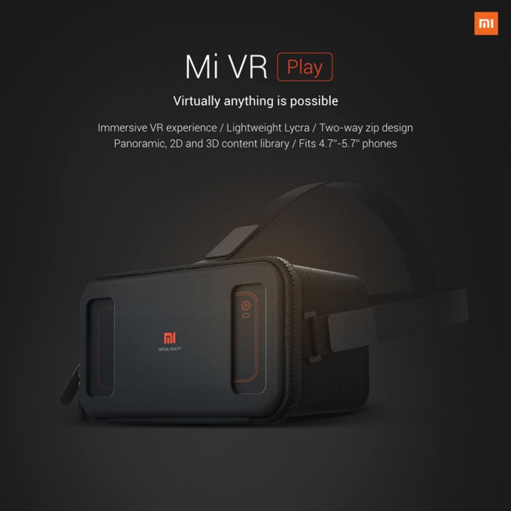 Mi VR Play – первый VR-продукт от Xiaomi